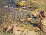 John Singer Sargent, A Man Fishing